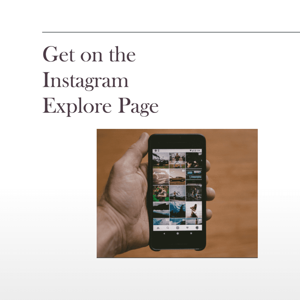 How to get on the explore page on instagram