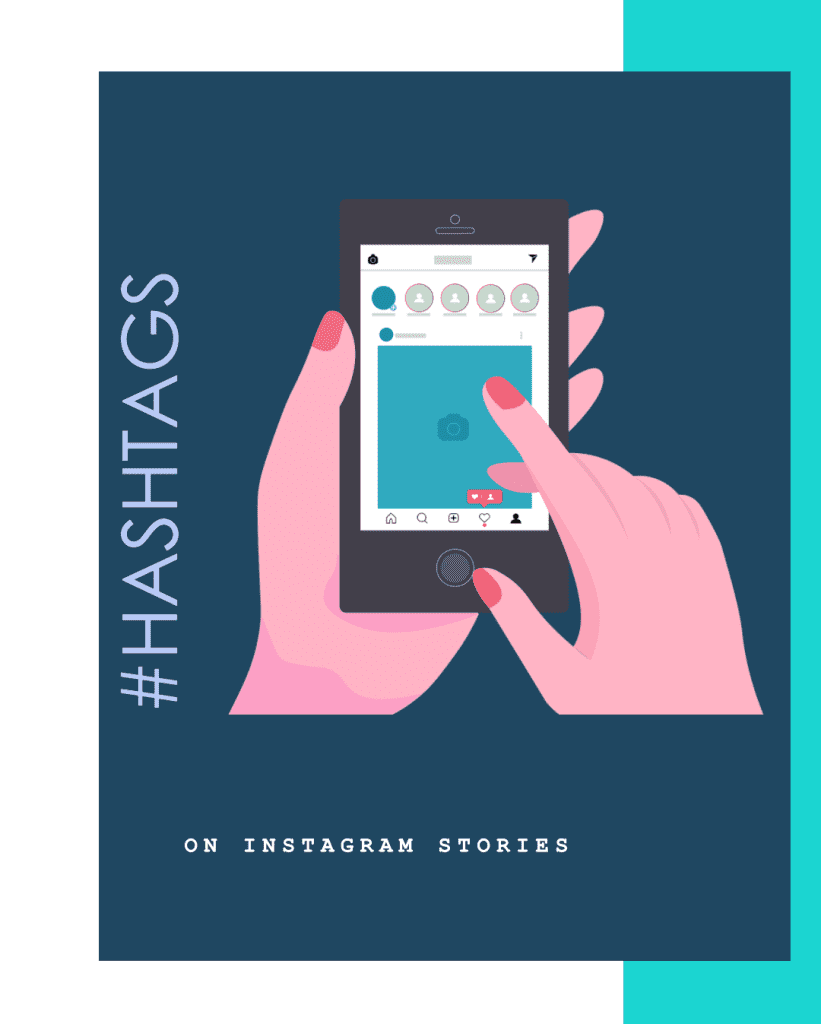 Using hashtags on Instagram stories