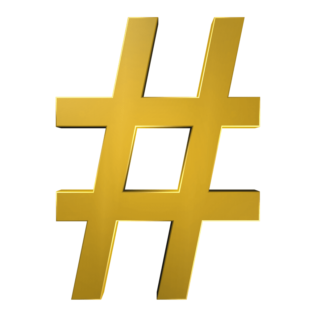 Hashtags can help your post reach a larger audience