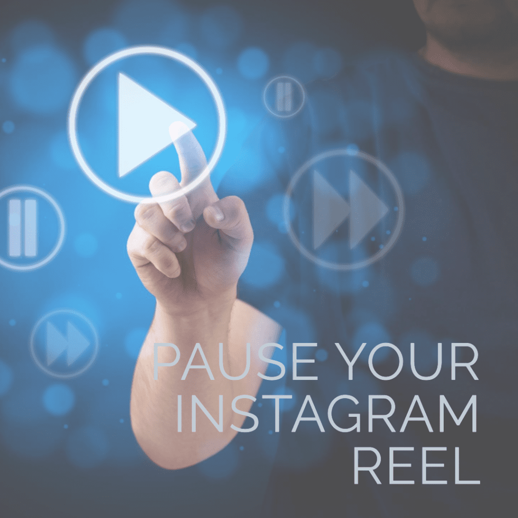 How to pause a video on Instagram
