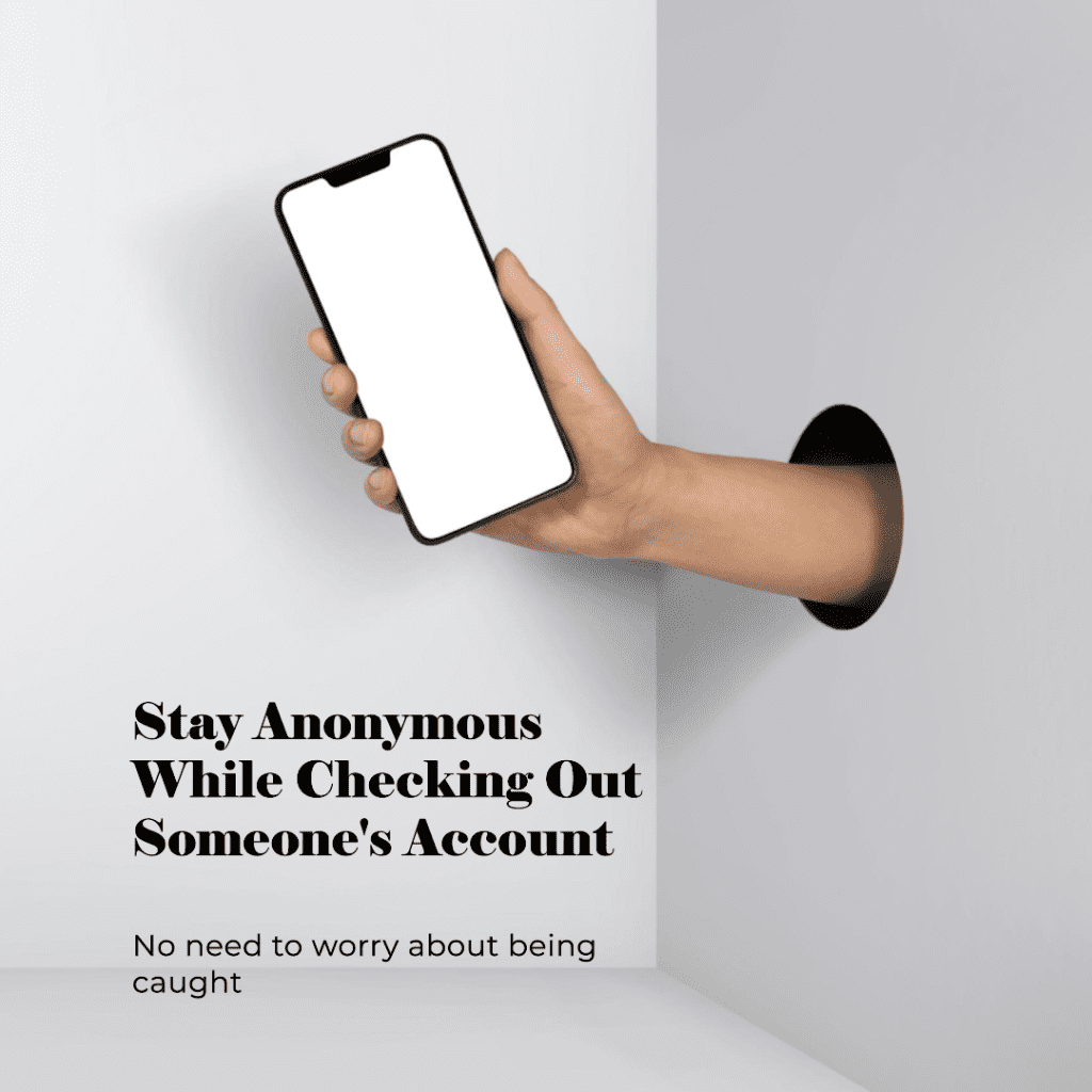 Access someone's account discreetly