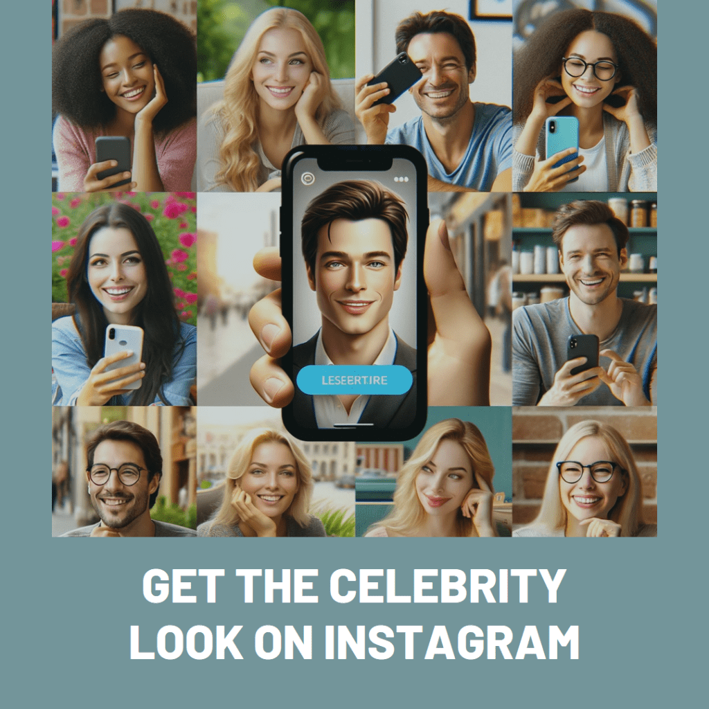 How to do celebrity look alike Instagram