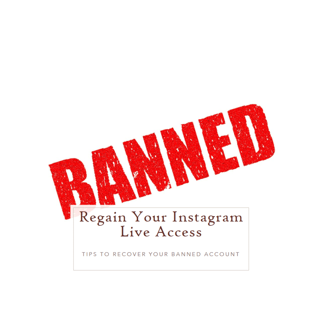 How to get your instagram live back after being banned