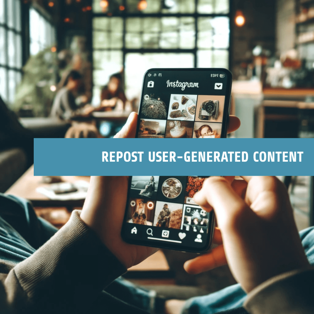 How to repost user-generated content on instagram 
