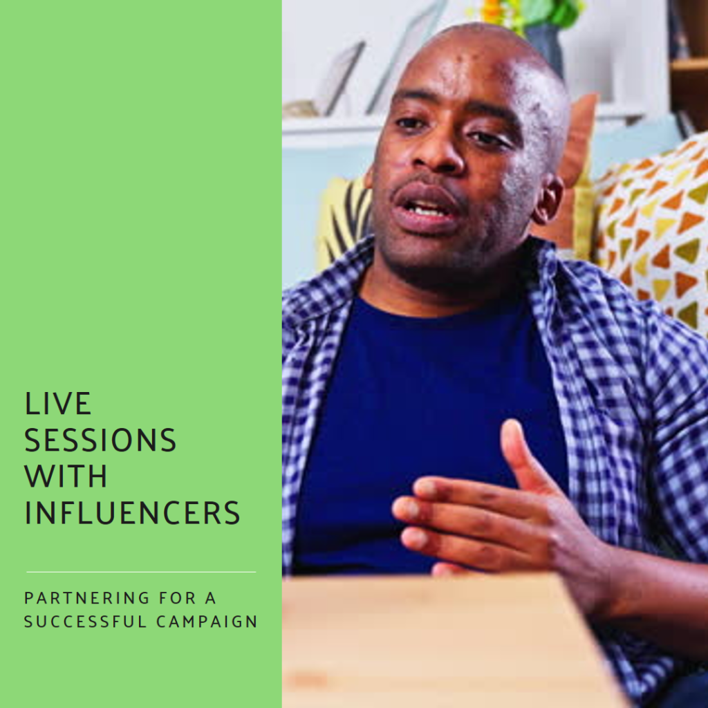 Partnering with influencers for live sessions