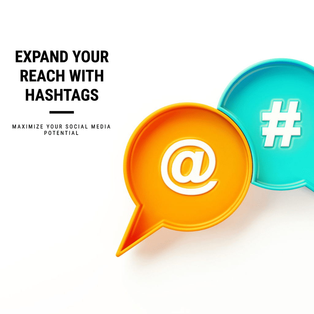 Using hashtags strategically helps in reaching a broader target audience