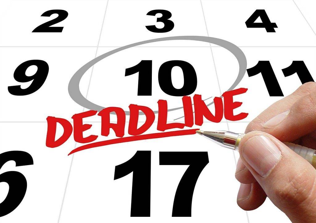 Encourage followers to sign up before the deadline