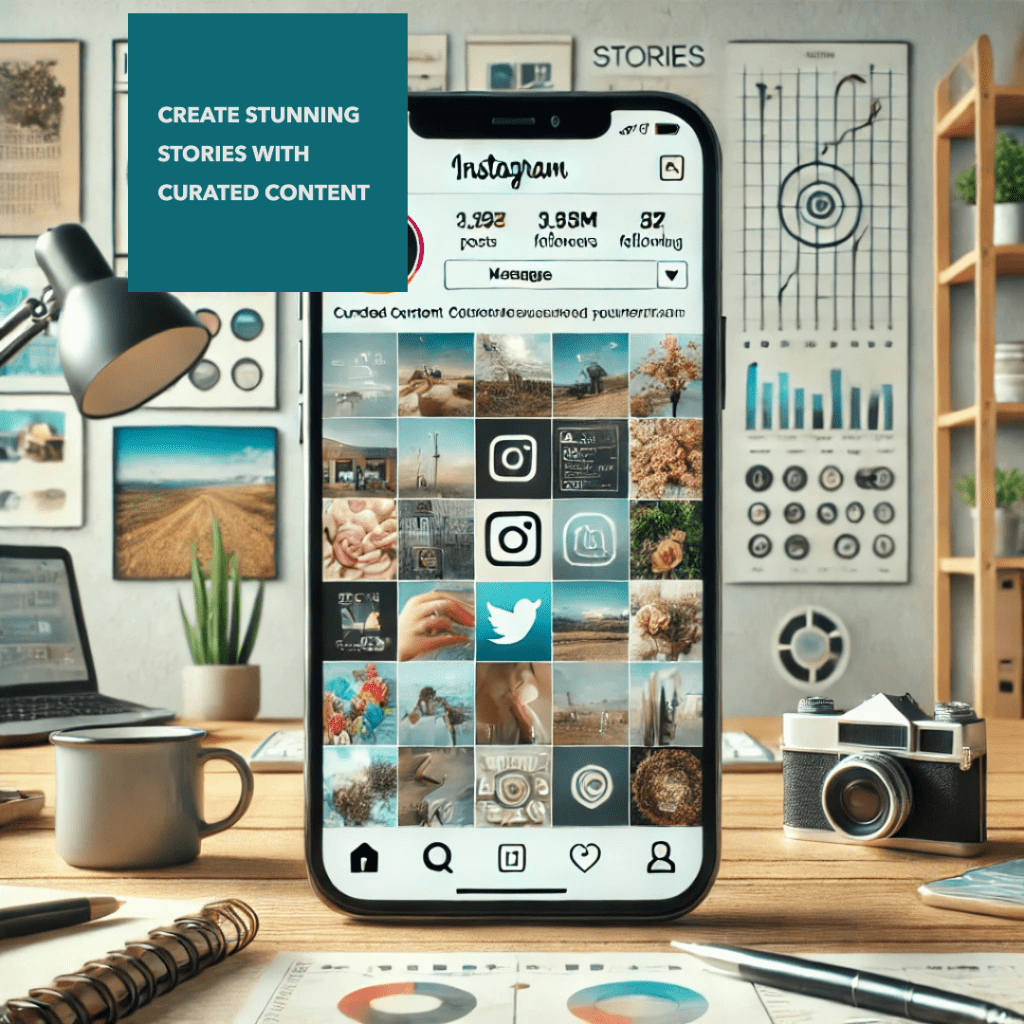 How to create instagram stories with curated content