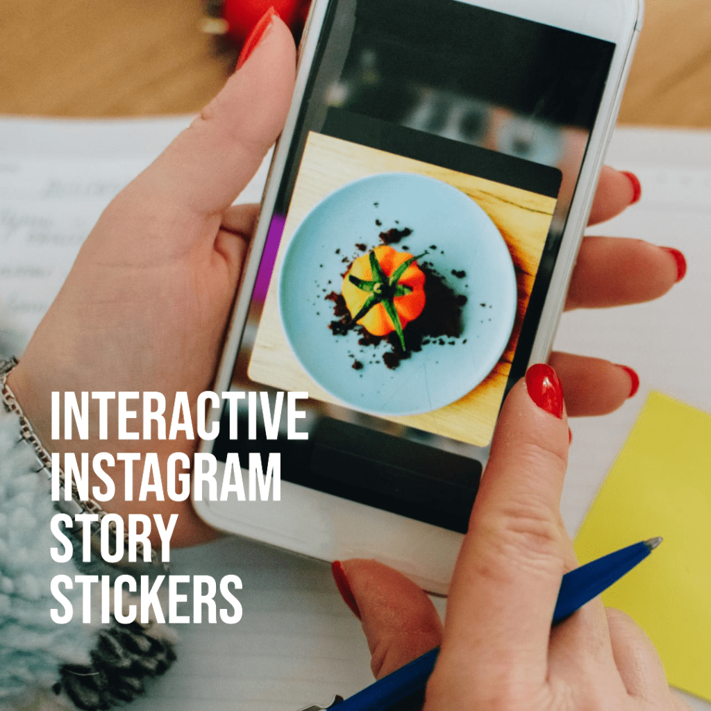 Instagram story stickers offer an interactive element