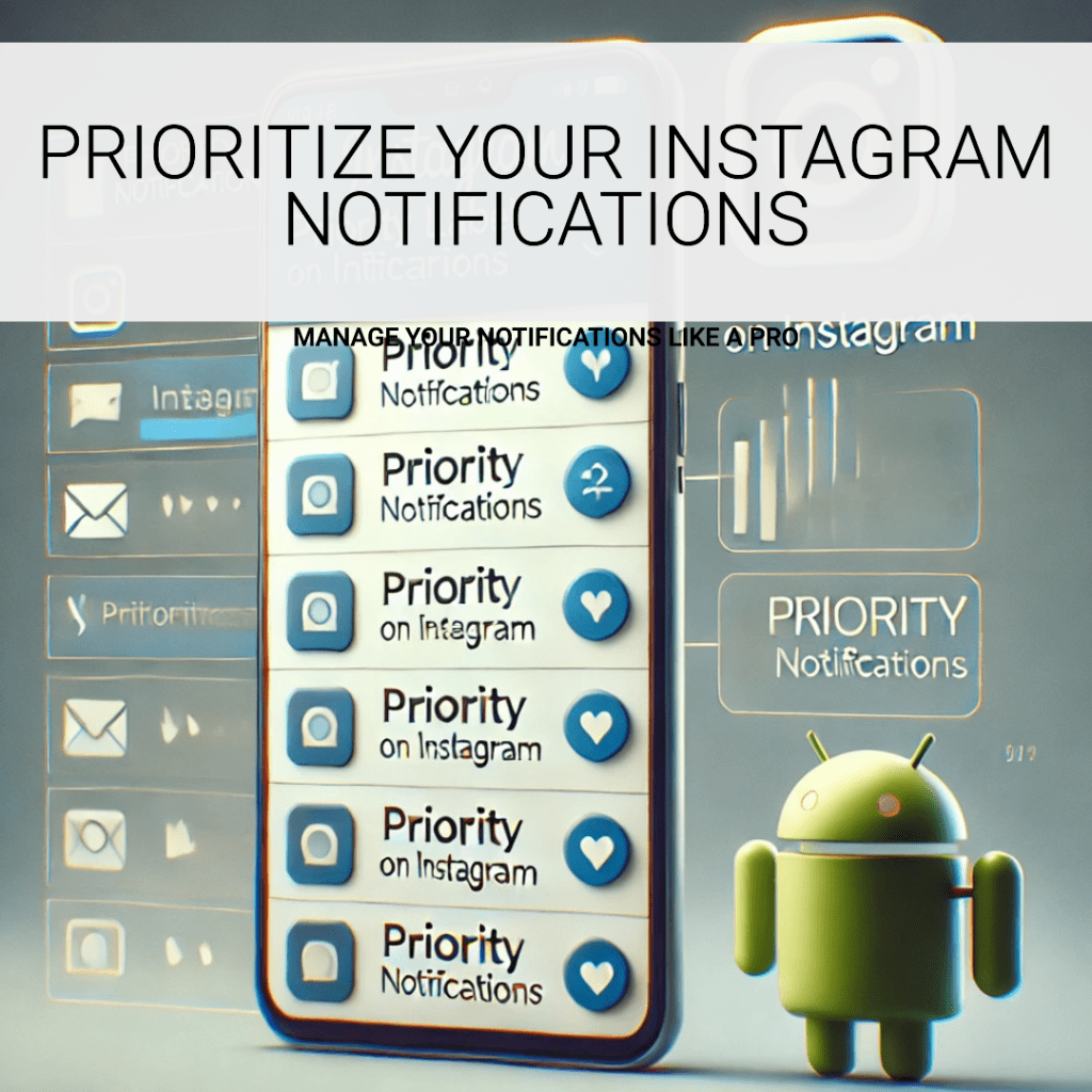 How to manage instagram notifications based on priority