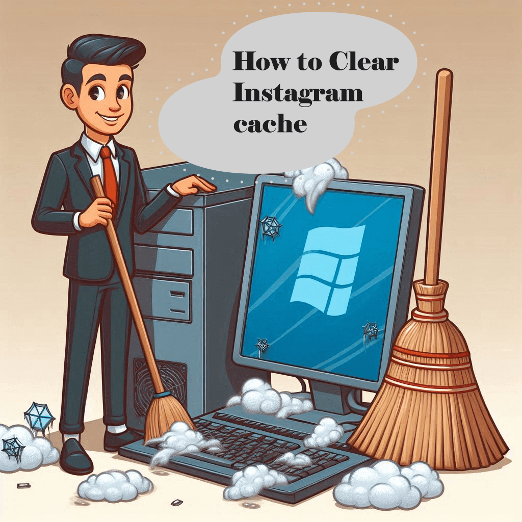 how to clear instagram cache