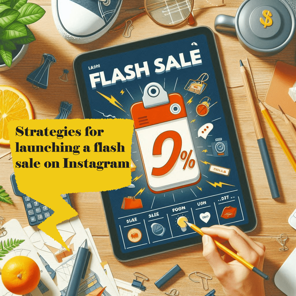 strategies for launching a flash sale on instagram