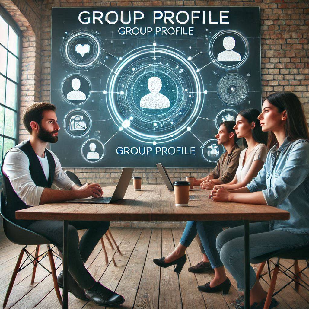 Group profile allows you to curate content relevant to your target audience,