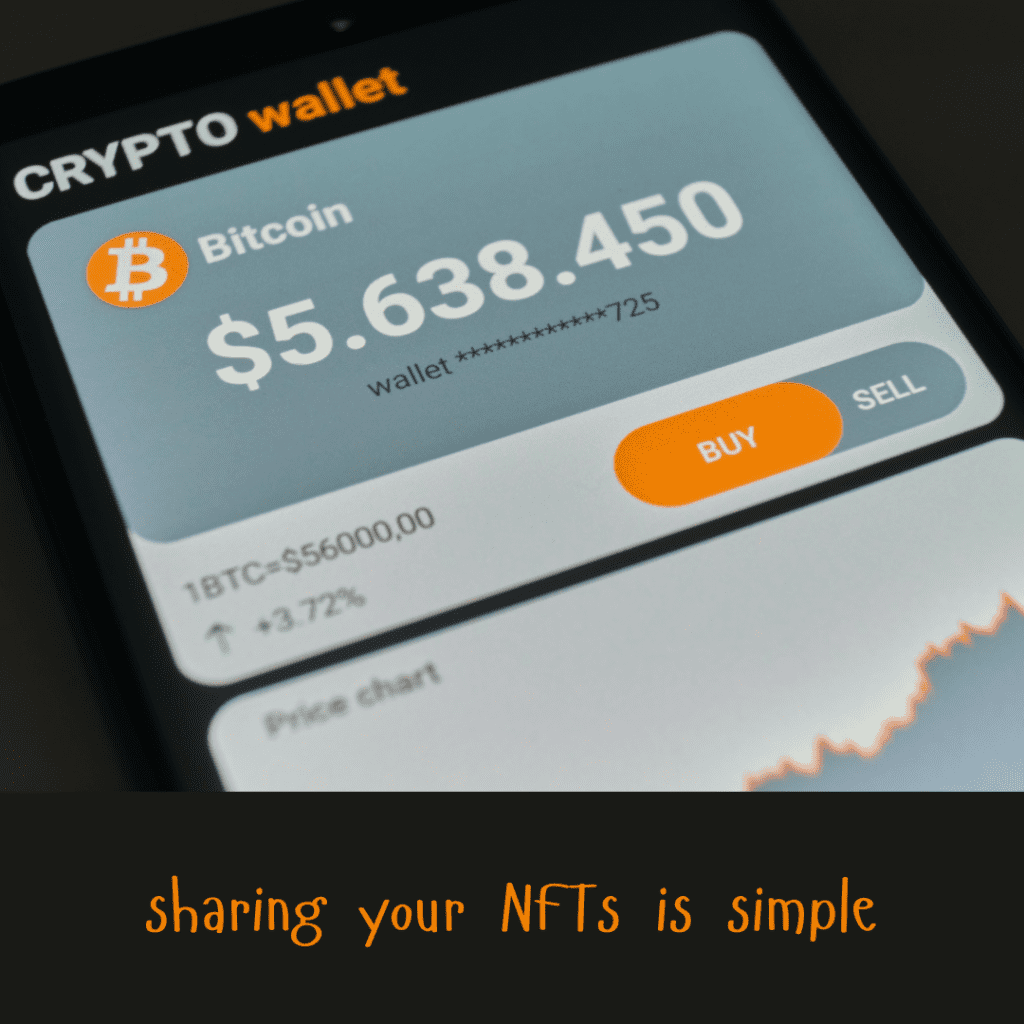 sharing your NFTs is simple