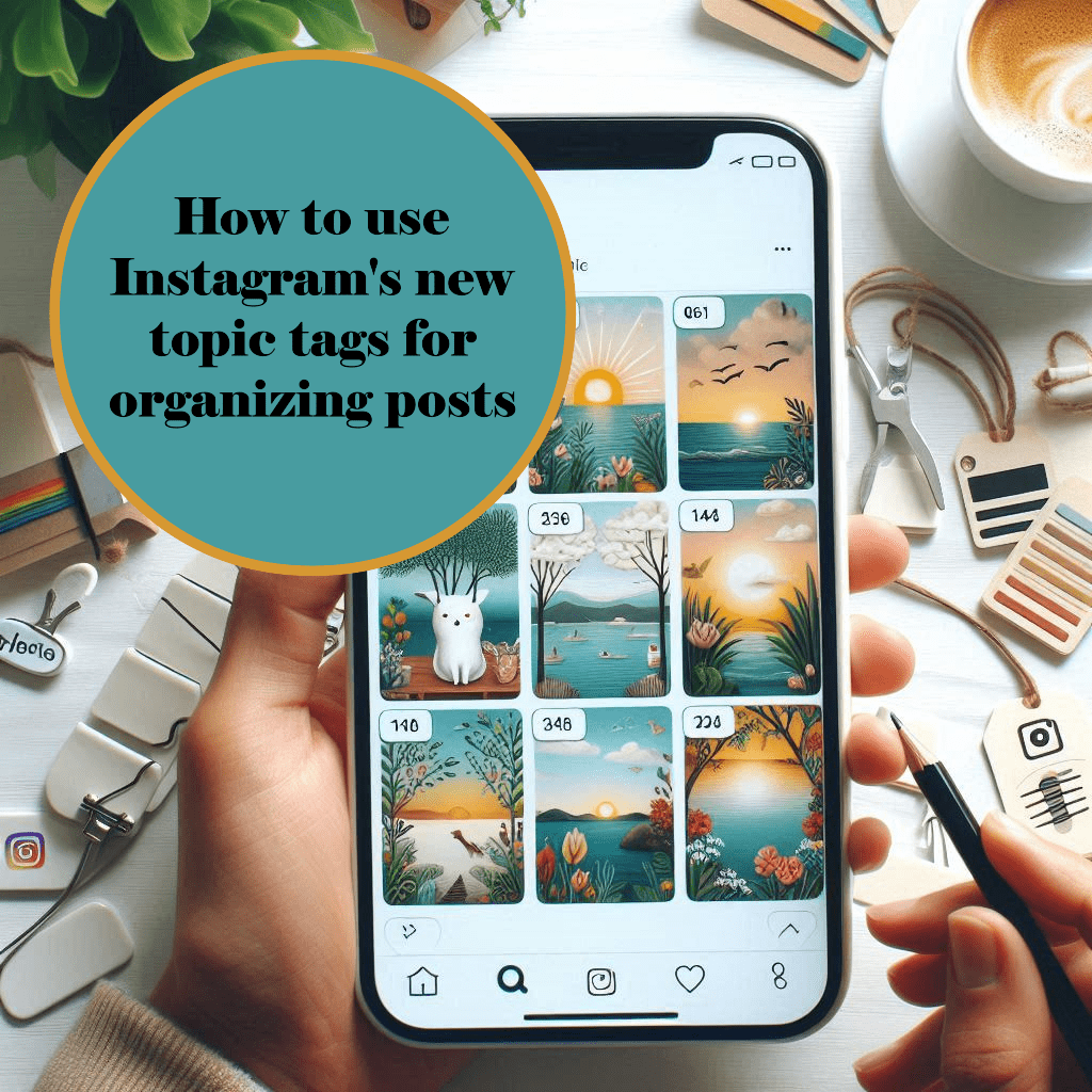 How to use instagram new topic tags for organizing posts