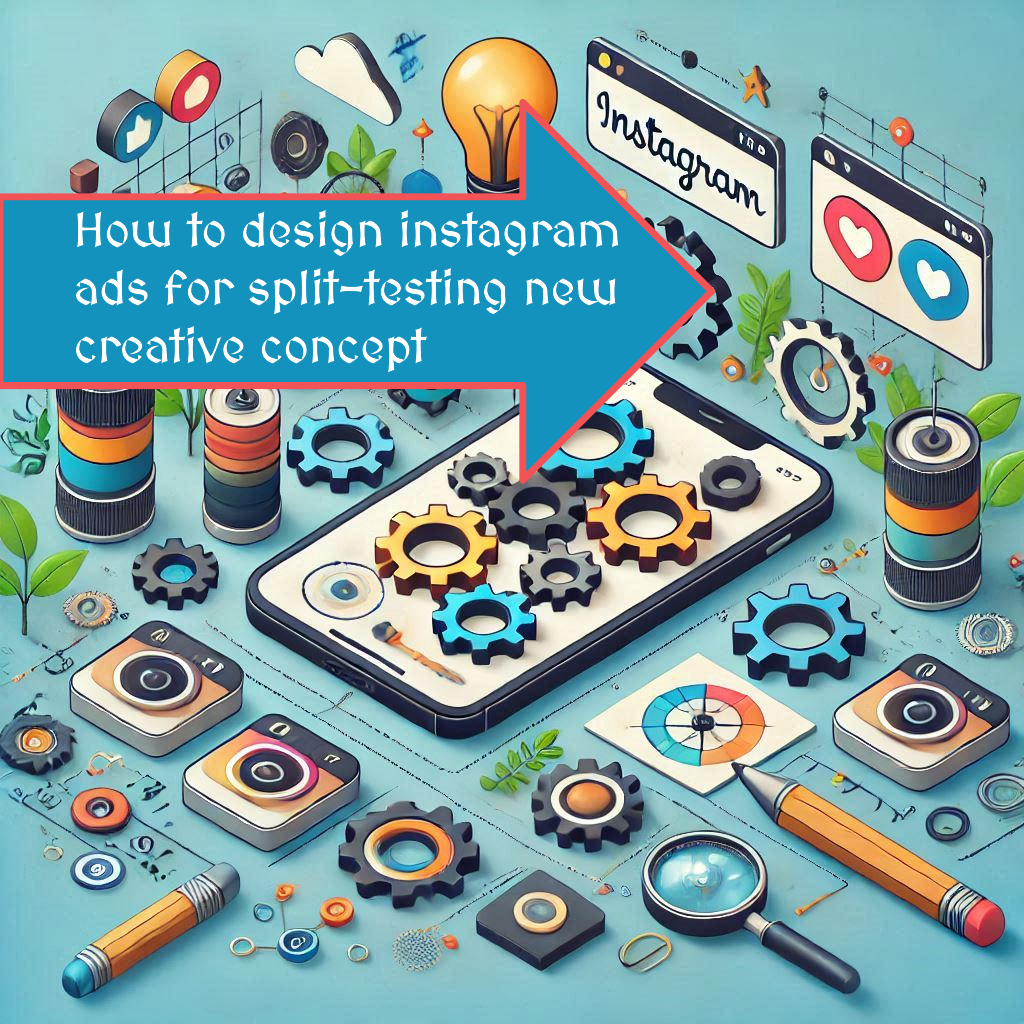 how to design instagram ads for split-testing new creative concept