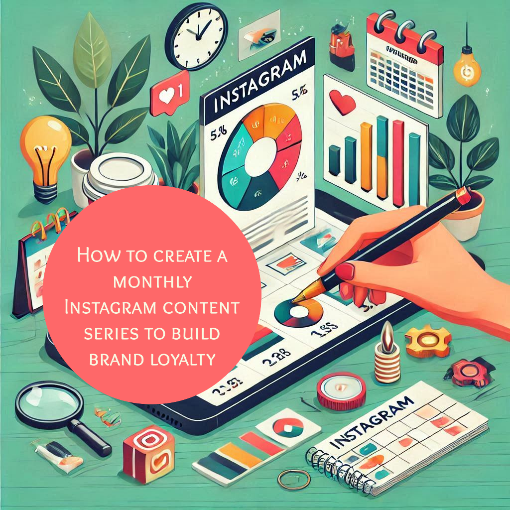 how to create a monthly instagram content series to build brand loyalty