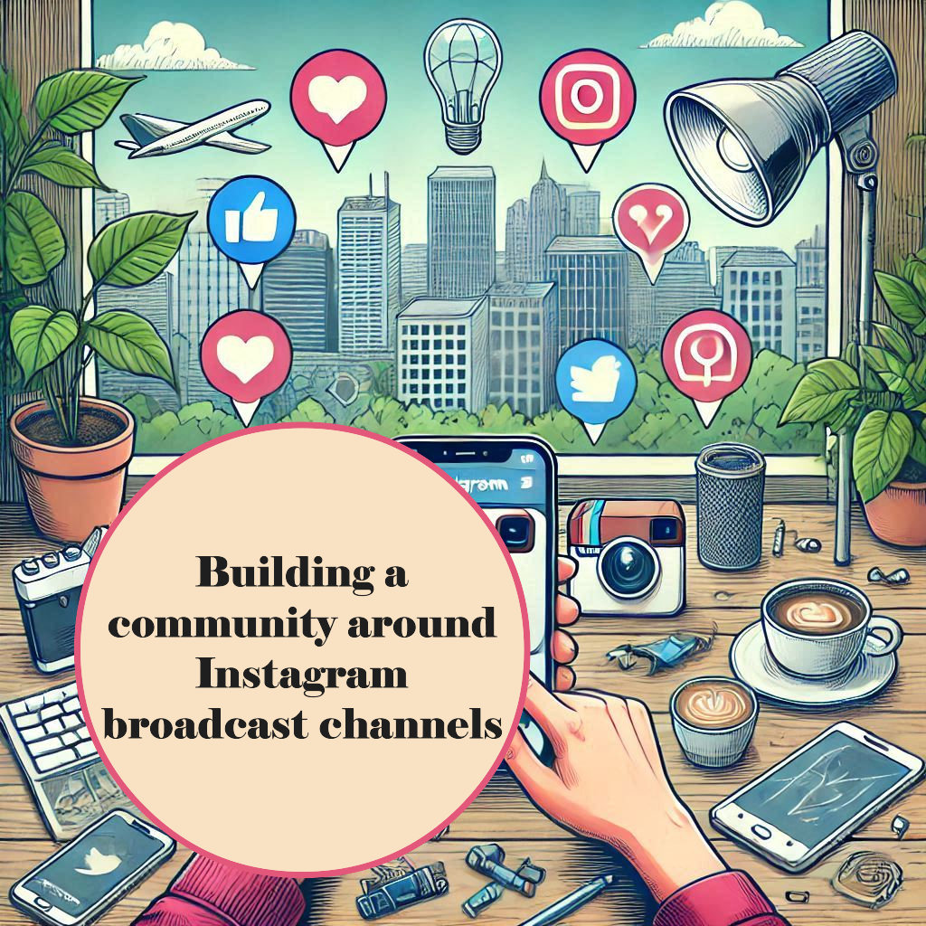 how to build a community around instagram broadcast channels